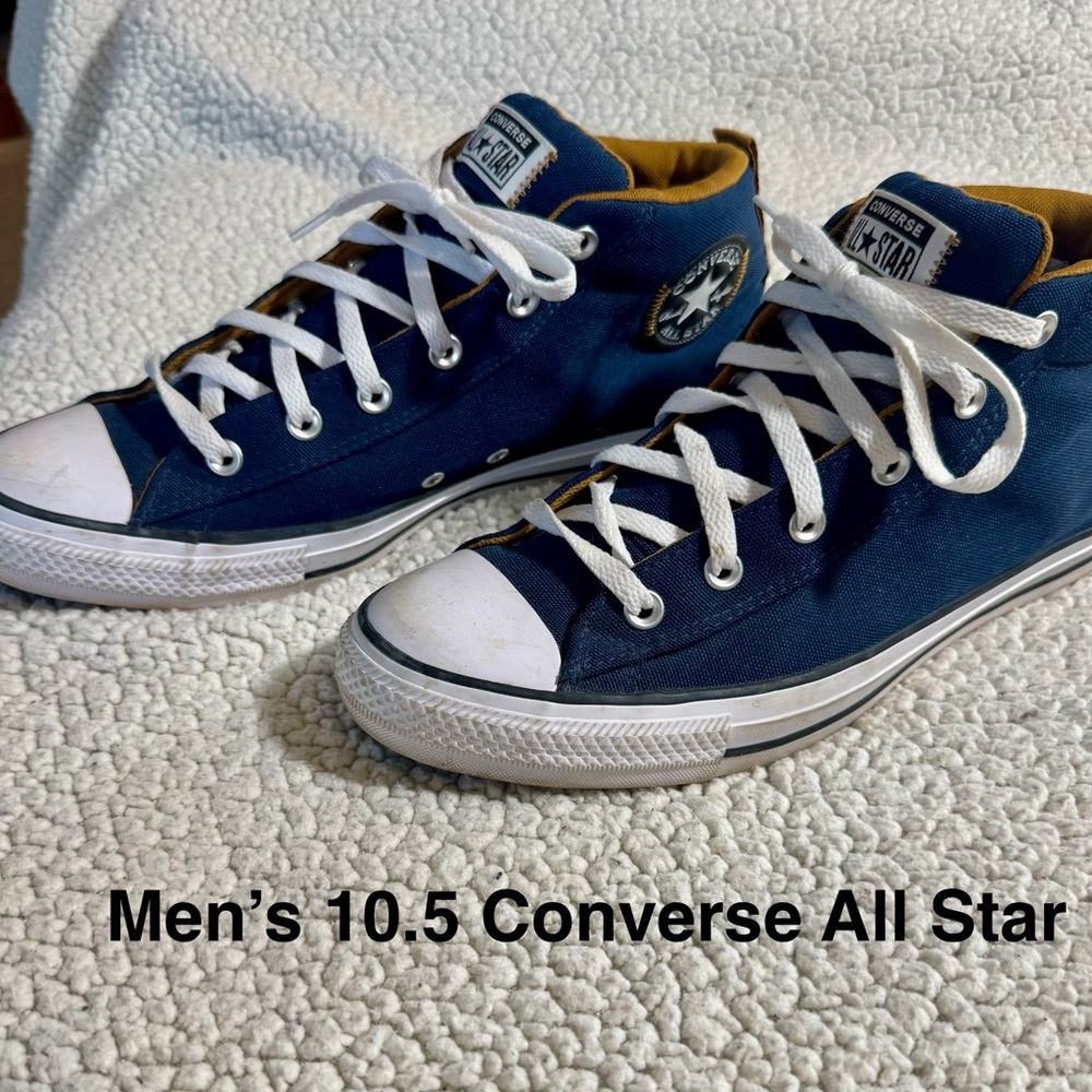 Converse 10.5 All Star Men's Navy Sneakers